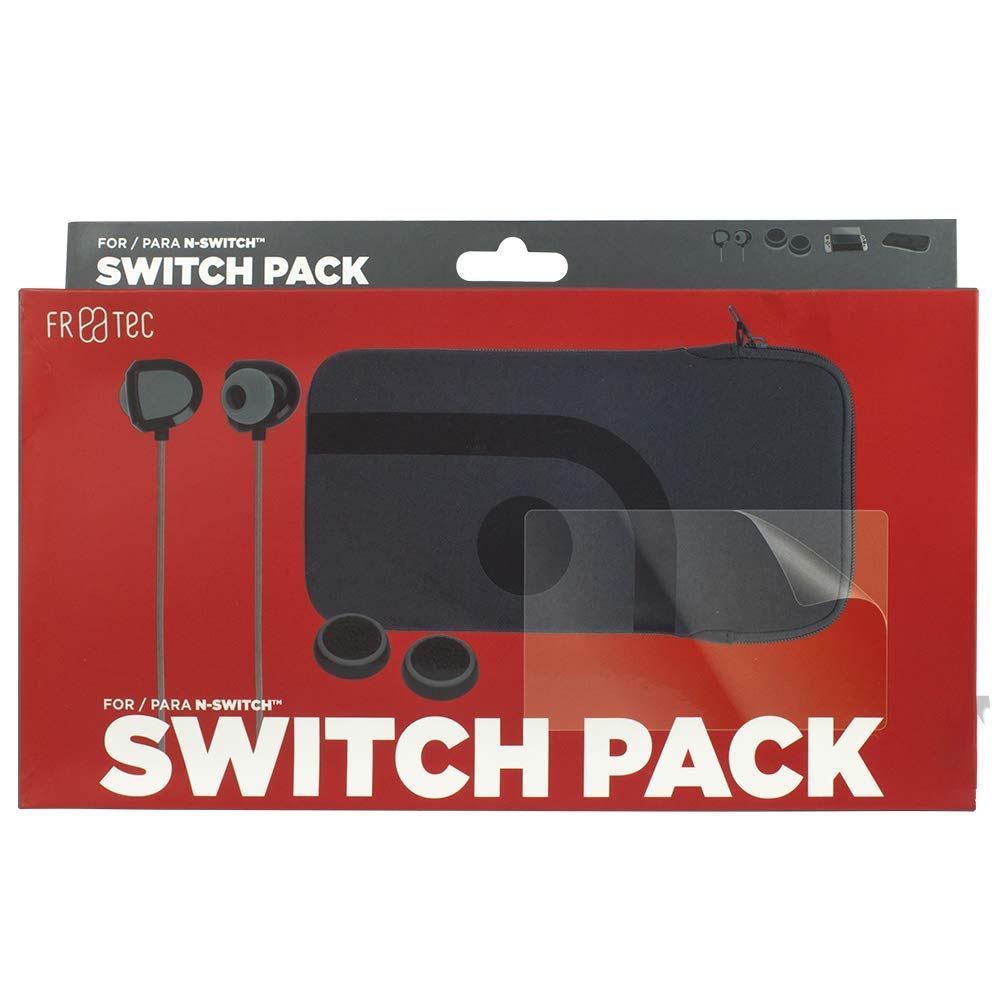 Funda Y Almacenamiento Fr·Tec Pack Bolsa Transporte, Auriculares, Grips Y Protector ( NINTENDO SWITCH - ) Funda Y Almacenamiento Fr·Tec Pack Bolsa Transporte, Auriculares, Grips Y Protector ( NINTENDO SWITCH - )